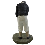 Large Bobby Jones by Austin Sculpture Hand Painted Golfing Figure