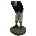 Large Bobby Jones by Austin Sculpture Hand Painted Golfing Figure