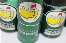 Five (5) Masters Tournament Golf Ball Containers - No Balls