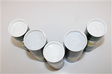 Five (5) Masters Tournament Golf Ball Containers - No Balls