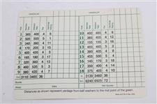 1993 Masters Pairing Sheets (2), 2000 Pairing Sheet, & 2004 Masters Pairing Sheet + Augusta National Scorecard