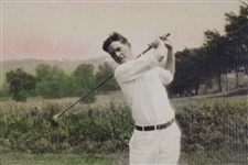 Vintage Post Swing Golfer Photo 