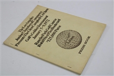 1972 Los Angeles Open Press Book