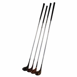 Four (4) Classic 2-Woods - Leo Diegel, Power Bilt & others