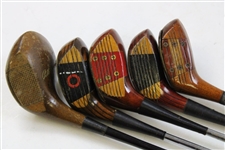 Five (5) Classic 5-Woods - Tourney Custom, Robert T. Jones, Jr., Top-flite & others