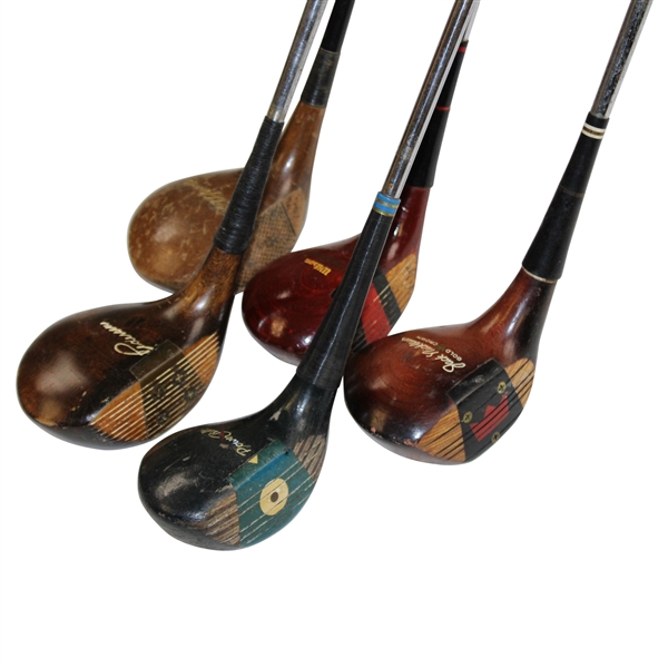 Five (5) Classic 3-Woods - Sam Snead, Jack Nicklaus, Robert T. Jones, Jr. & others 