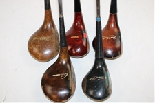 Five (5) Classic 3-Woods - Sam Snead, Jack Nicklaus, Robert T. Jones, Jr. & others 