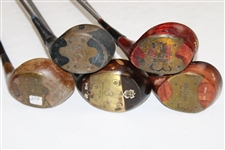 Five (5) Classic 3-Woods - Sam Snead, Jack Nicklaus, Robert T. Jones, Jr. & others 