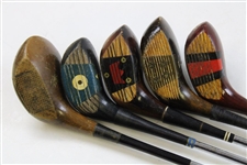 Five (5) Classic 3-Woods - Sam Snead, Jack Nicklaus, Robert T. Jones, Jr. & others 