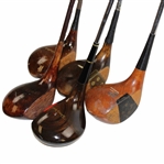 Five (5) Classic Drivers - Sam Snead, Izett Rocketdyne, Pedersen & others