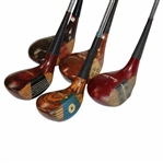 Five (5) Classic 3-Woods - Byron Nelson, Top-Flite, Patty Berg & others 