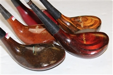 Five (5) Classic 3-Woods - Byron Nelson, Top-Flite, Patty Berg & others 