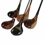 Five (5) Classic 3-Woods - Butchart Nicholls, Power Bilt, MacGregor & others