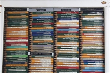 1974 WGHoF Inaugural Gift - Segment of Largest Golf Pencil Display - Florida, Connecticut, D.C. & Delaware