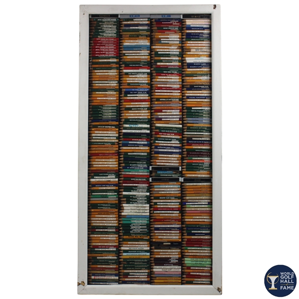 1974 WGHoF Inaugural Gift - Segment of Largest Golf Pencil Display - Georgia, Hawaii, Guam & Idaho