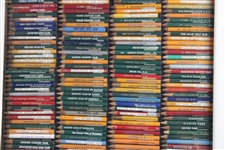 1974 WGHoF Inaugural Gift - Segment of Largest Golf Pencil Display - Colorado & Connecticut