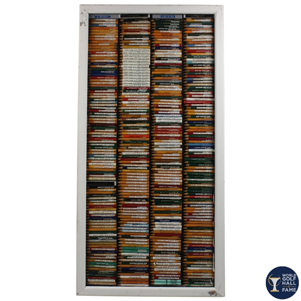 1974 WGHoF Inaugural Gift - Segment of Largest Golf Pencil Display - Kentucky, Louisiana & Maine