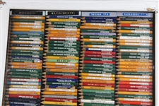 1974 WGHoF Inaugural Gift - Segment of Largest Golf Pencil Display - Massachusetts