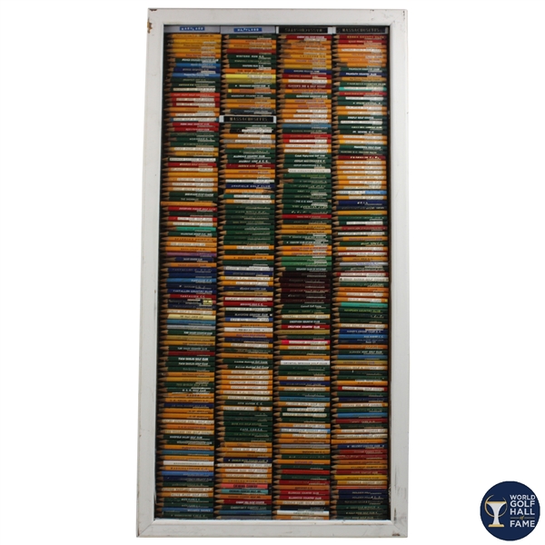 1974 WGHoF Inaugural Gift - Segment of Largest Golf Pencil Display - Massachusetts & Maryland