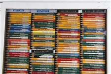 1974 WGHoF Inaugural Gift - Segment of Largest Golf Pencil Display - Massachusetts & Maryland