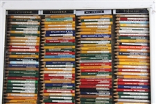 1974 WGHoF Inaugural Gift - Segment of Largest Golf Pencil Display - California & Colorado