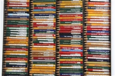 1974 WGHoF Inaugural Gift - Segment of Largest Golf Pencil Display - California & Colorado