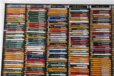 1974 WGHoF Inaugural Gift - Segment of Largest Golf Pencil Display - New York, New Jersey & New Mexico