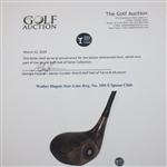 Walter Hagen Star-Line Reg. No. 109-S Spoon Club