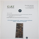 1974 WGHoF Inaugural Gift - Segment of Largest Golf Pencil Display - Colorado & Connecticut