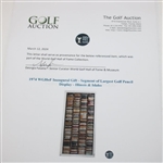 1974 WGHoF Inaugural Gift - Segment of Largest Golf Pencil Display - Illinois & Idaho
