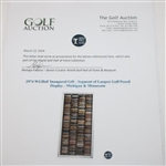 1974 WGHoF Inaugural Gift - Segment of Largest Golf Pencil Display - Michigan & Minnesota