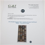 1974 WGHoF Inaugural Gift - Segment of Largest Golf Pencil Display - Maryland & Maine