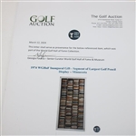 1974 WGHoF Inaugural Gift - Segment of Largest Golf Pencil Display - Minnesota