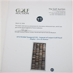 1974 WGHoF Inaugural Gift - Segment of Largest Golf Pencil Display - Iowa & Kansas