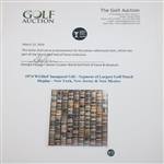 1974 WGHoF Inaugural Gift - Segment of Largest Golf Pencil Display - New York, New Jersey & New Mexico