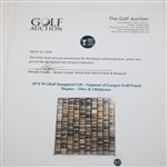 1974 WGHoF Inaugural Gift - Segment of Largest Golf Pencil Display - Ohio & Oklahoma