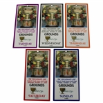 Five (5) Different Tickets From 2000 Presidents Cup