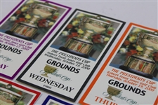 Five (5) Different Tickets From 2000 Presidents Cup
