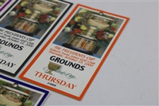 Five (5) Different Tickets From 2000 Presidents Cup