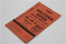 1973 Western Open at Midlothian Country Club ticket #2835 - Billy Casper Winner