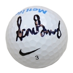 Sam Burns Signed Nike Metlife Logo Ball JSA ALOA