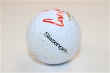 Corey Conners Signed Slazenger MONEY Logo Golf Ball JSA ALOA
