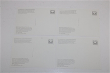 Thirty-Three (33) The Old Course St. Andrews Scorecards with Four (4) St. Andrews Postcards