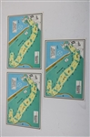 Thirty-Three (33) The Old Course St. Andrews Scorecards with Four (4) St. Andrews Postcards