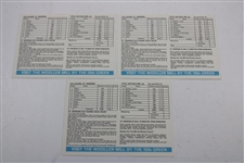 Thirty-Three (33) The Old Course St. Andrews Scorecards with Four (4) St. Andrews Postcards