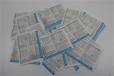 Thirty-Three (33) The Old Course St. Andrews Scorecards with Four (4) St. Andrews Postcards