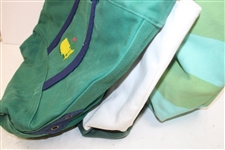 Three (3) Classic Masters Tournament Logo Carry Bags - Green/White/Blue