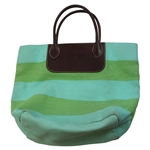 Three (3) Classic Masters Tournament Logo Carry Bags - Green/White/Blue