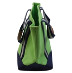 Masters Tournament Logo Lt Green w/Navy Canvas Carry Bag