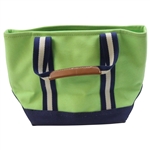 Masters Tournament Logo Lt Green w/Navy Canvas Carry Bag